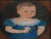 Pastel Portrait of a Young Girl