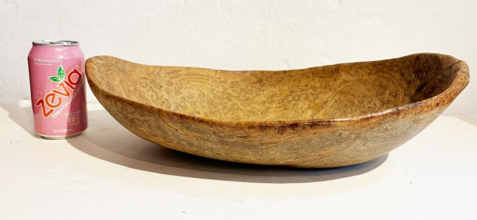 Native American Oval Burl Bowl