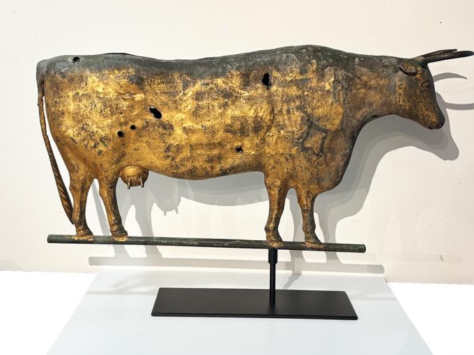 Swell-Bodied Cow Weathervane