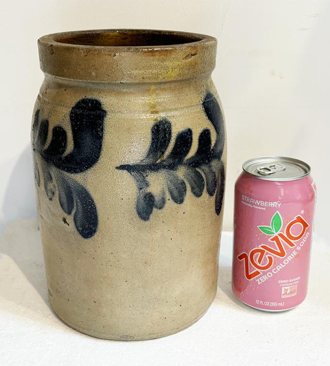 Small Decorated Stoneware Jar