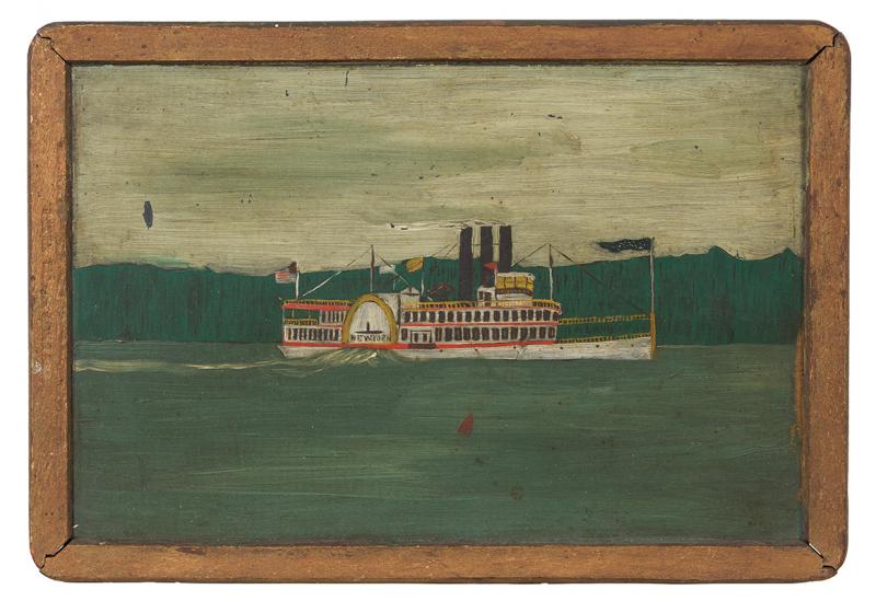 Painting of the Paddle Steamer 