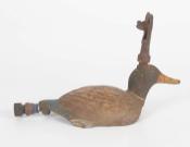 Polychromed Cast Iron Duck Garden Sprinkler