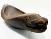 Northwest Coast Carved Otter Dish