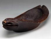 Northwest Coast Carved Otter Dish