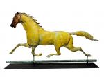 Yellow Running Horse Weathervane